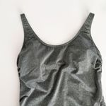 Xhilaration [] Green Metallic Sparkle Side Cinch One Piece Swimsuit Summer Sz XL Photo 3