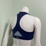 Aerie  V Neck Sports Bra Blue Mesh Padded Photo 4