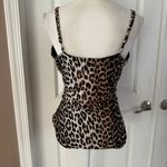 Ganni Leopard Print One Piece Swimsuit. MSRP $195 Photo 10