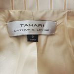 Tahari  Arthur S. Levine Elizabeth Striped Havana Nights Blazer Jacket 0 Photo 5
