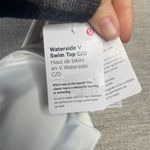 Lululemon Waterside V Swim Top C/D NWT White Tan Extra Small XS UV Quick Dry Photo 4