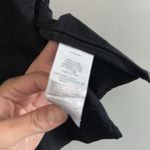 Madewell NWT Twist Front Seamed Cotton Top Black Woman’s Size 0 XS Short Sleeve Photo 5