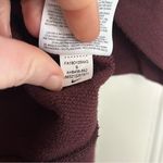 Nike Versa Burgundy Dri Fit Cropped Oversized Sweater S Photo 5
