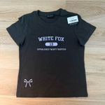 White Fox Boutique Takin your Time Relaxed Baby Tee-S Photo 0