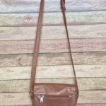 None Brown Genuine Leather Crossbody Organizer Purse Bag TEXAS Star Adjustable Strap Photo 6