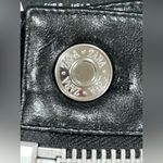 ZARA Bloggers Fave Black Faux Leather Pants Zipper Detail/Detachable Waist-Small Photo 8