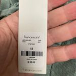 Francesca's  NEW Sage Green Dress Size XS Tie Front Ruffle Hem Sundress Photo 3