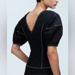 Madewell Puff-Sleeve Drop-Waist Midi Dress Size: 0, NWT Photo 10