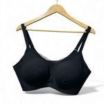 HONEYLOVE Liftwear Crossover Bra No Underwire Black Womens 1X Photo 1