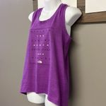 The North Face Women’s Classic Fit Razorback Heather Purple Tank Top- Small Photo 1