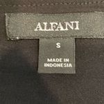 Alfani Black White Classic Striped Illusion Sleeve Pullover Blouse Size S Photo 5