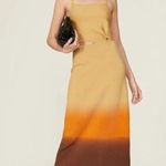 Sandro Aja Dress Orange Womens Size FR 38 US Photo 0