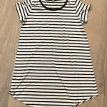 Cotton On  Black and White Striped Dress Photo 0