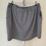 Vineyard Vines Navy and White Striped Mini Skirt Photo 3