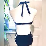 One Piece NWT Tempt Me Size:Small Women’s Mesh Swimsuit High Neck Halter Photo 4