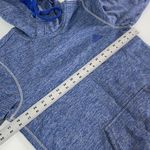 Adidas  Hoodie Womens Small Blue Heathered Climawarm Team‎ Issue Fleece Pullover Photo 5