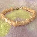 baby pink vintage Moonstone bracelet with 14k gold closure Photo 5