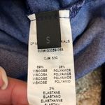 GBTSO Blue Velvet Long Sleeve Wide Neck One Shoulder Thong Bodysuit Photo 4