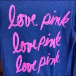 Victoria's Secret Victoria’s Secret PINK blue hot pink pullover sweater large Photo 6