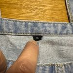 Floral Painted Denim Overalls 🌼 xl Blue Photo 2