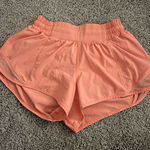 Lululemon  Hotty Shorts 2.5" Low-Rise size 2 coral color  Photo 0