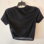 Love j black cropped top size womens medium Photo 1