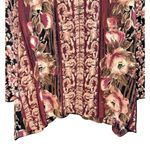 Vintage Carolre Little One Button Cardigan Boho Women's 22 Cottage Artsy Floral Pink Size undefined Photo 3