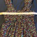 EXPRESS splatter floral wide strap tank top Photo 4