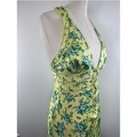 ASOS NWT  Satin Mini Dress w/ Lace Trim Detail Button Front in Ditsy Floral Sz 12 Photo 7