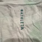 Athleta  White and Green Tie Dye T-Shirt Large Photo 3