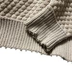 Industry Republic Clothing crop knit oversized cream colored sweater size medium Photo 2