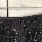 BANJUL Black Sequin  2 Piece Crop Bandeau and Pants Set Size L Photo 3