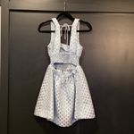 Hill House  Home The Snowflake Brocade Cher sleeveless flare mini Dress S Photo 2