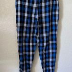 Victoria's Secret Victoria’s Secret Blue plaid jogger pajama pants Photo 4