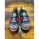 Johnny Was  Black Floral Embroidered Espadrilles Size 38 (Size 7.5) Photo 2
