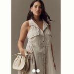 Pilcro Anthropologie Sleeveless Halter Swing Midi Dress Photo 7