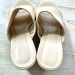 ZARA Studded Chunky Platform Heels | Ivory Size 9.5 Photo 4