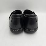 Clarks  Women's Ashland Spin Black Leather Flats Comfort Shoes 8.5 Ortholite Photo 3