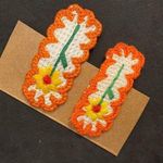 Romwe  Anime 2pcs Floral Embroidery Hair Clip - 255 Photo 0