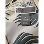 Chelsea 28 Pink Long Sleeves Lace Inserts Tropical Pattern VNeck Blouse Medium Photo 4