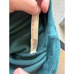 Saturday Sunday Anthropologie Velour‎ Dress Funnel Neck Pullover Green XS Photo 4