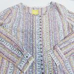 Anthropologie Maeve Pintuck Floral Blouse Photo 6