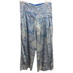 Johnny Was Lauchlen Wide leg Silk Pants. Size L Photo 2