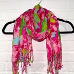 Lilly Pulitzer Holy Grail First Impressions Hotty Pink Scarf The Lilly Scarf 🦄 Photo 9