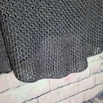 Helmut Lang  100% LINEN KNIT MARLED NAVY TAN HI LOW V NECK TUNIC SWEATER SMALL Photo 11