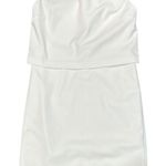 Shoshanna  Nuri Stretch White Sheath Shift Cocktail Party Dress Made in USA Size Photo 0