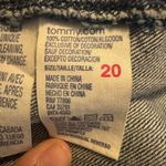 Tommy Hilfiger  Women's Blue Denim Vest Waistcoat hook closure Size 20 Photo 3