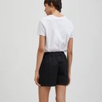 Acne Studios Merit Washed Out Black Chino Pull-On Shorts Photo 2