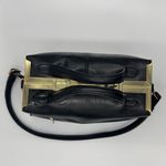 BCBGeneration Black “Hayley” Style Convertible Satchel with Gold Hardware Photo 7