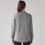 Lululemon Fleece Be True Crew Sweatshirt Gray Size 8 Photo 2